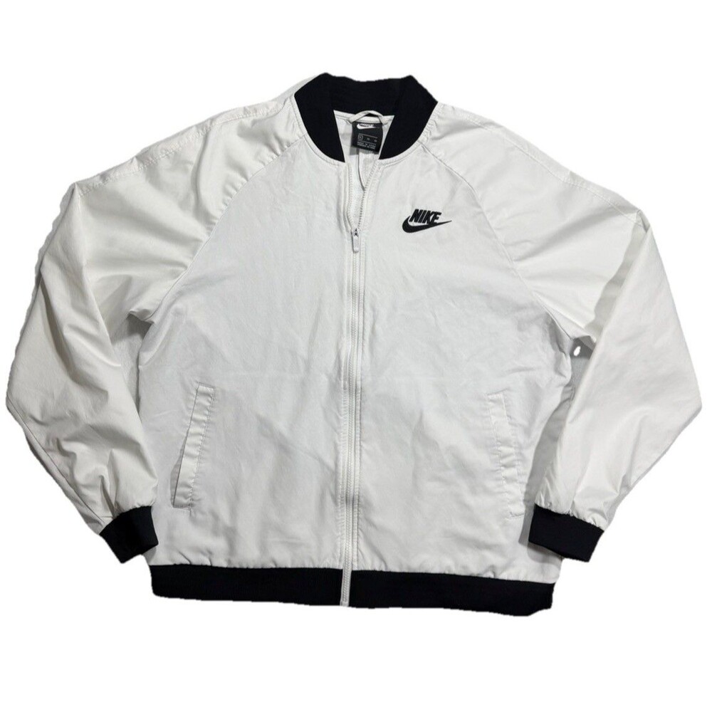 Nike Men’s Woven Player’s Jacket White Sz XL